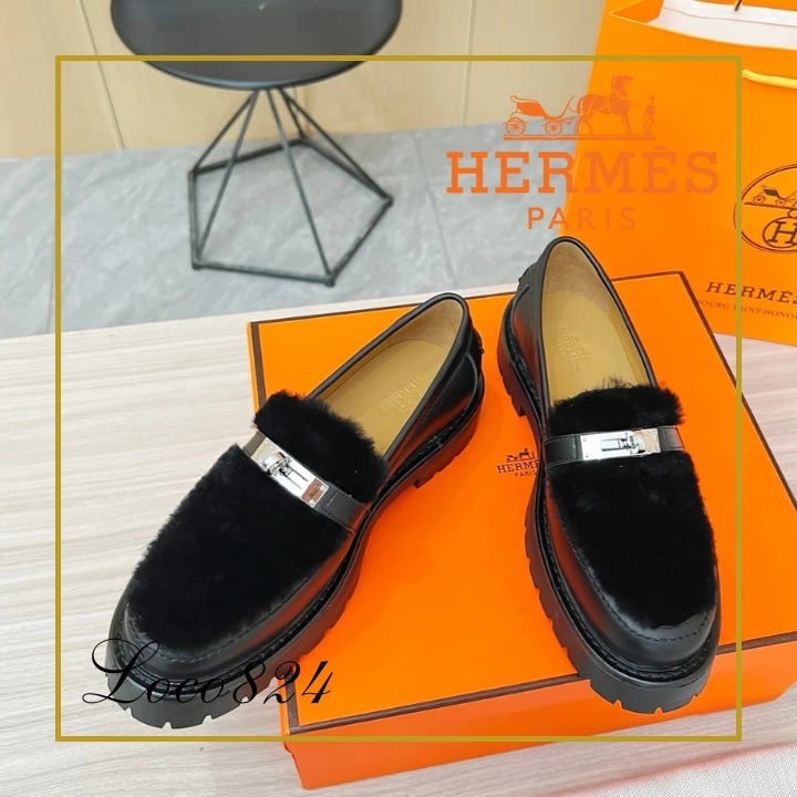 【エレガント】HERMES Icone loafers ローファー