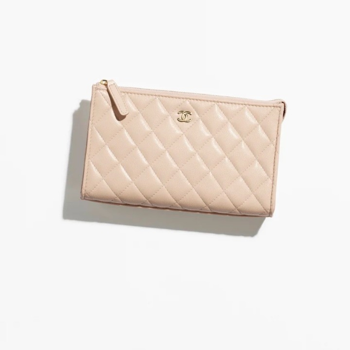 大人可愛い☆】CHANEL クラシック スモール ジップ ポーチ ポーチ