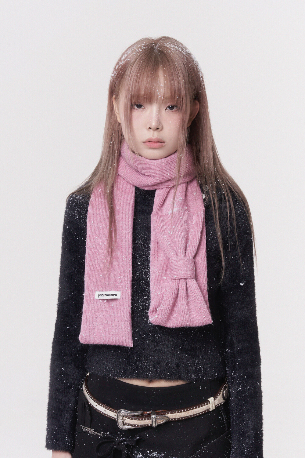 《PINCUNOMARU》 Mini ribbon muffler