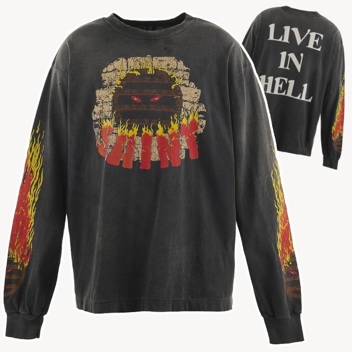 SAINT Mxxxxxx セントマイケル / LS TEE / LIVE IN HELL