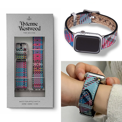 Vivienne Westwood タータンチェック柄 Apple Watch バンド
