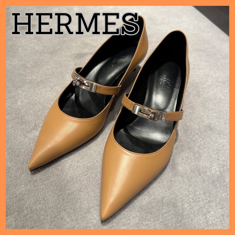 【品があるパンプス♪】HERMES ケリー パンプス