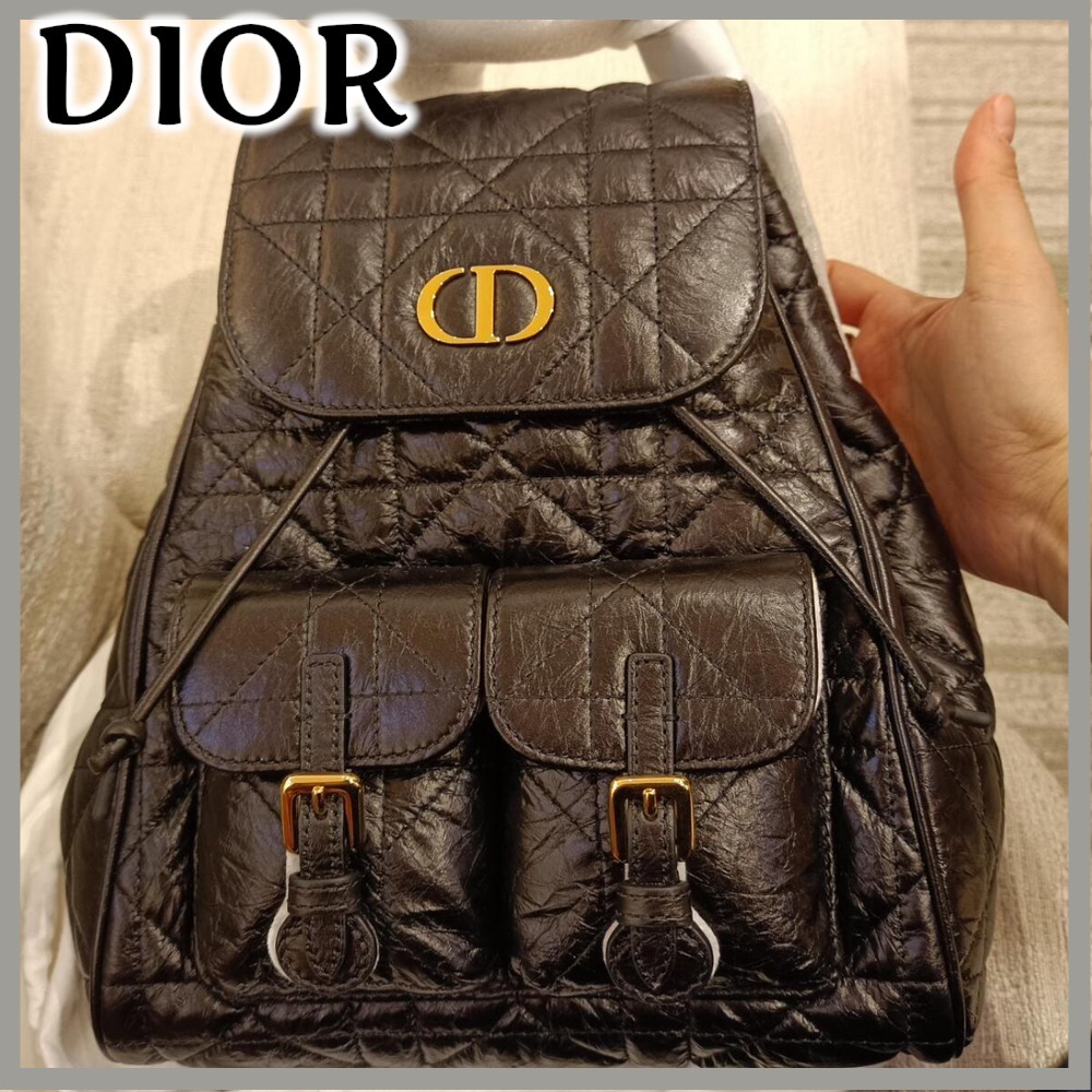 【実用的でおしゃれ♪】Dior Caro バックパック ミディアム
