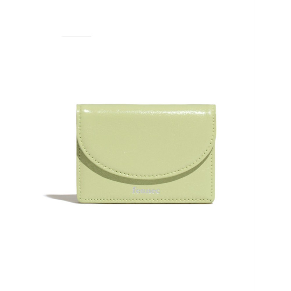 折りたたみ財布 Fennec CRINKLE HALFMOON MINI WALLET SAGE MINT