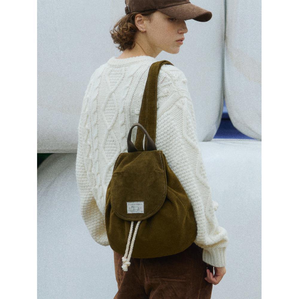 ショルダーバッグ・ポシェット FOLNUA FOLLY BACKPACK [KHAKI CORDUROY]