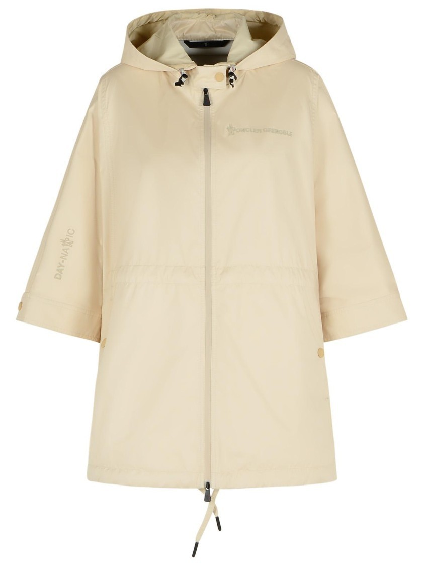ポンチョ・ケープ Moncler Grenoble 'Vorassay' Beige Nylon Cape