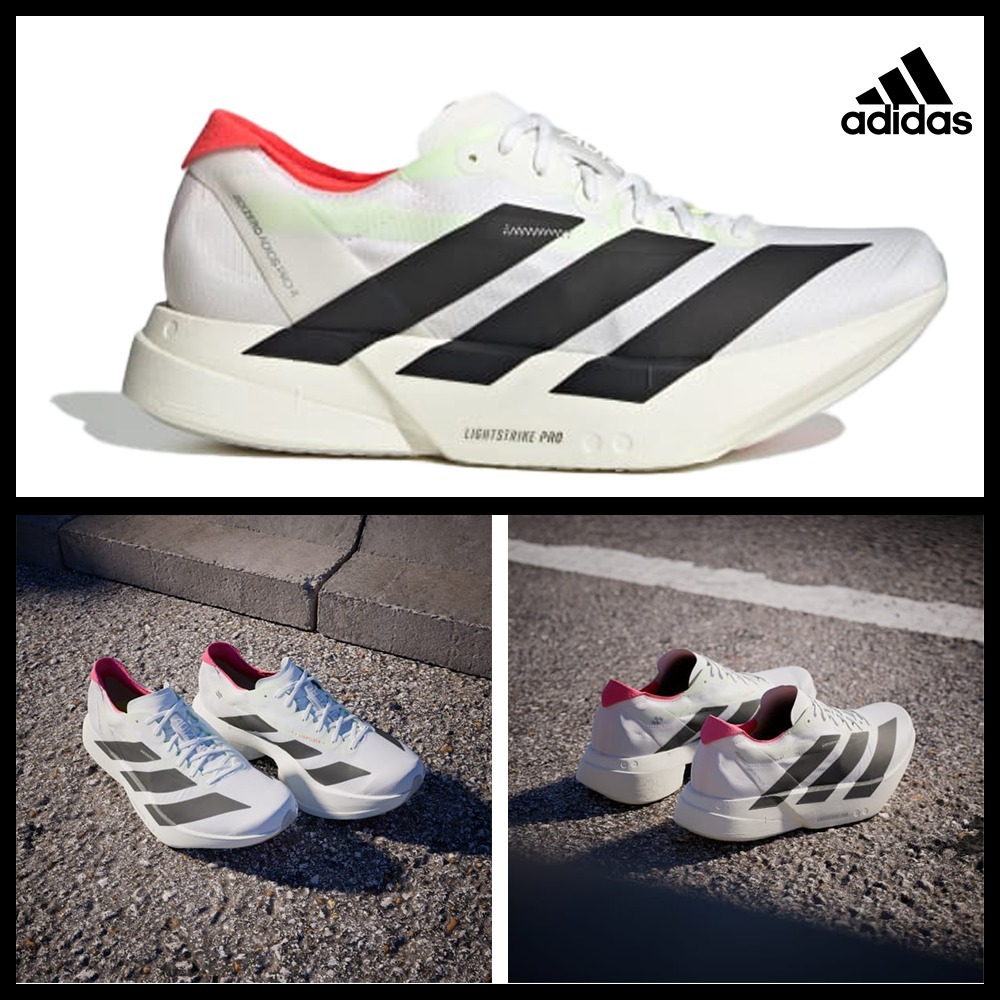 ★Adidas★Adizero Adios Pro 4 Cloud White Core Black★大人気