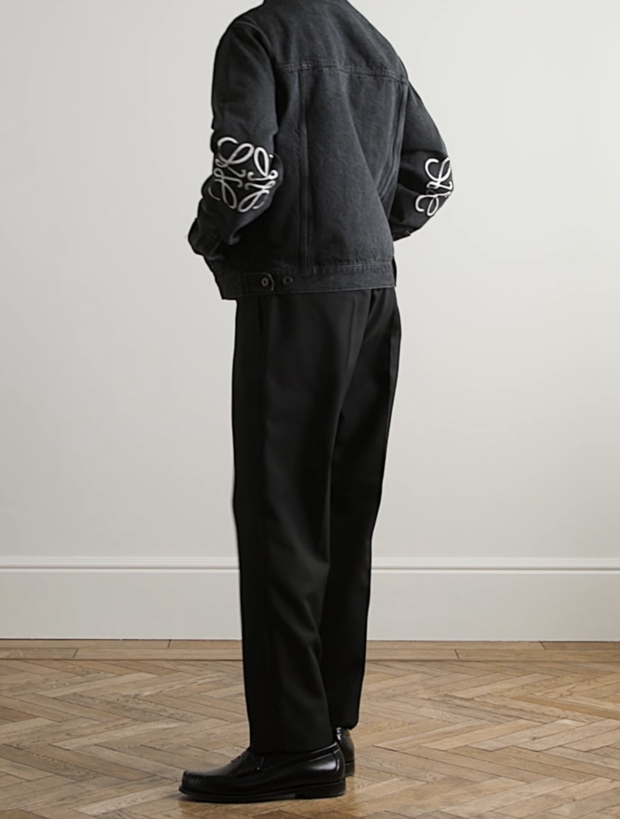 美品】LOEWE 23AW アナグラム ロゴ デニム トラッカージャケット