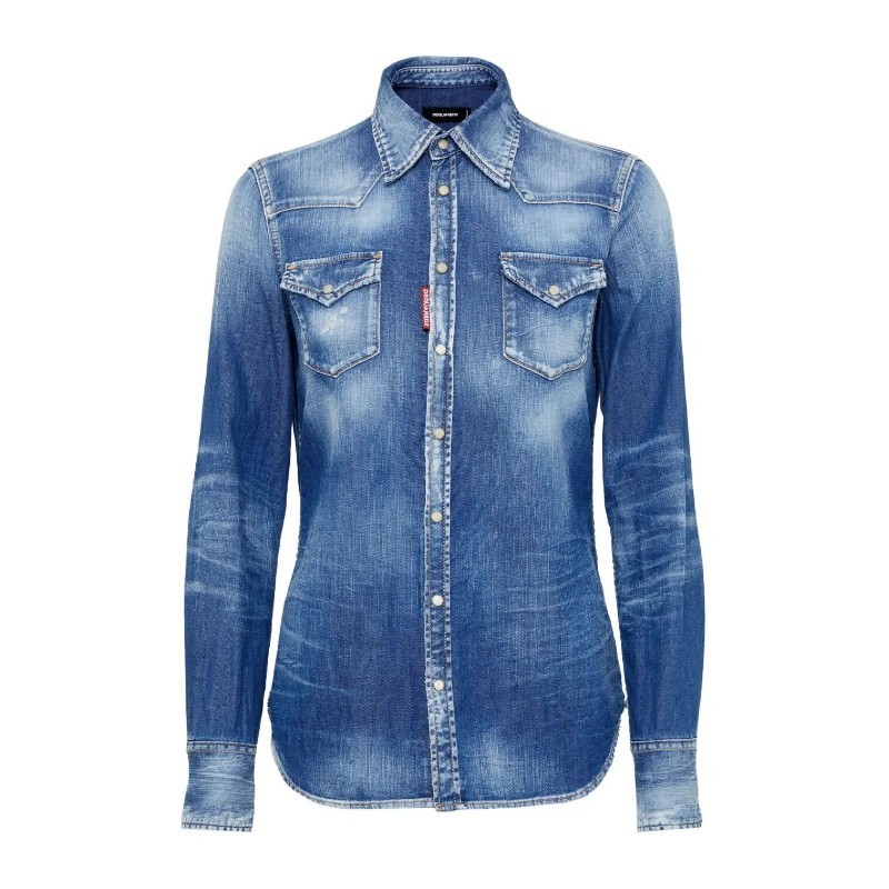 Tシャツ・カットソー D SQUARED2 CLASSIC WESTERN SHIRT (S75DL0894 S30341 470)
