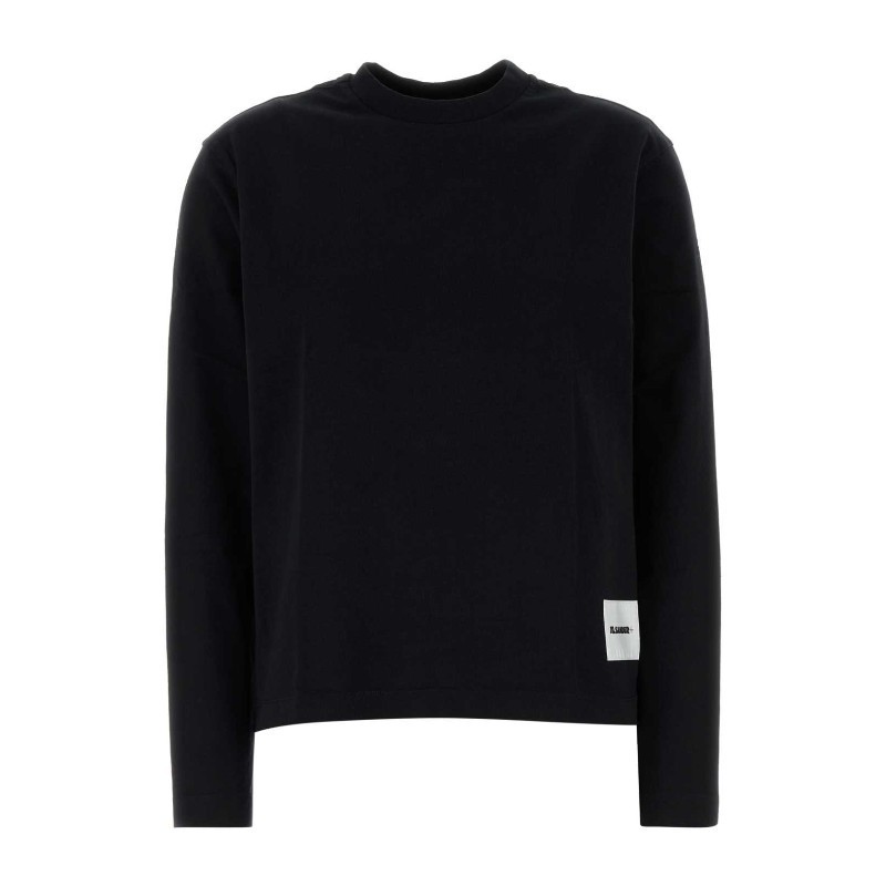 Tシャツ・カットソー Jil Sander Black cotton t-shirt set (J40GC0002J45048 001)