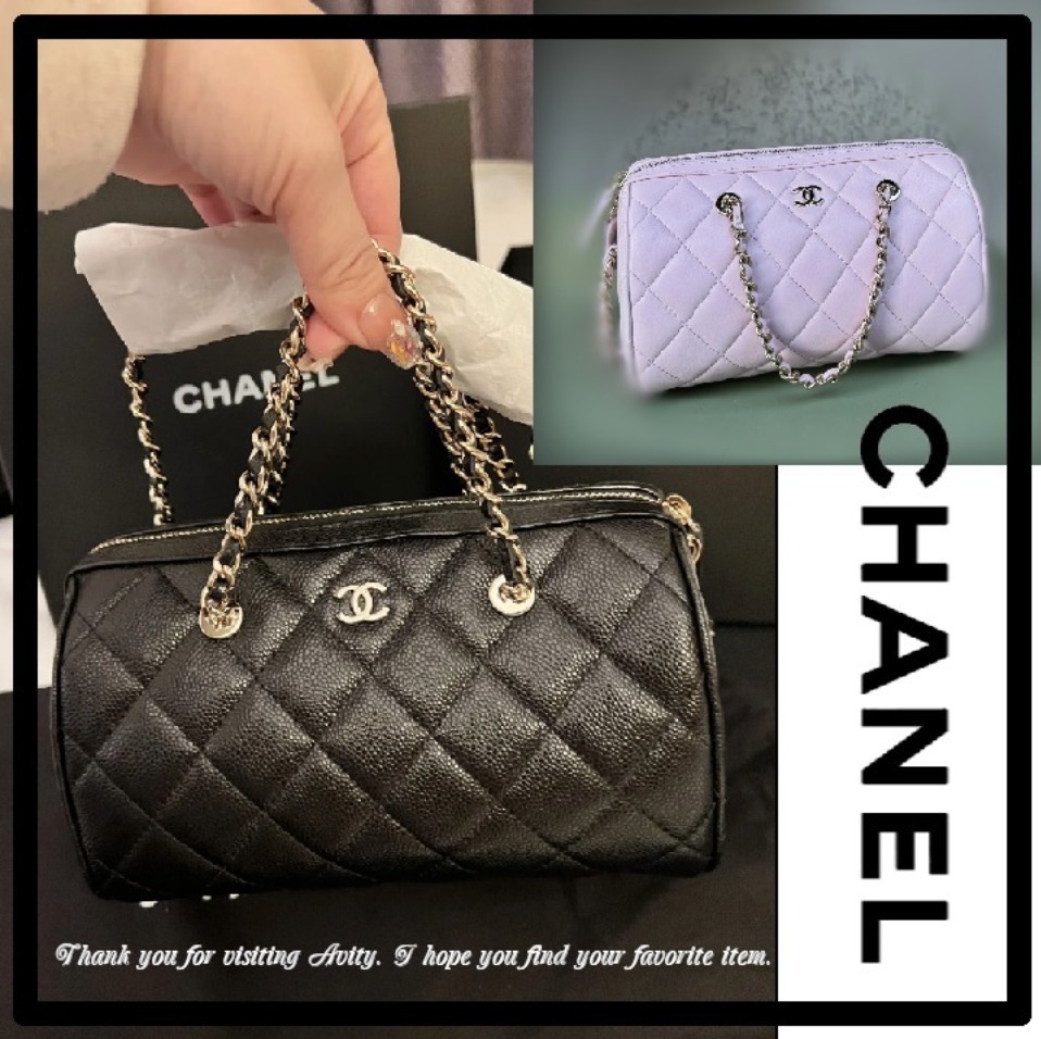 【丸フォルムが可愛い♡】CHANEL ボーリングバッグ