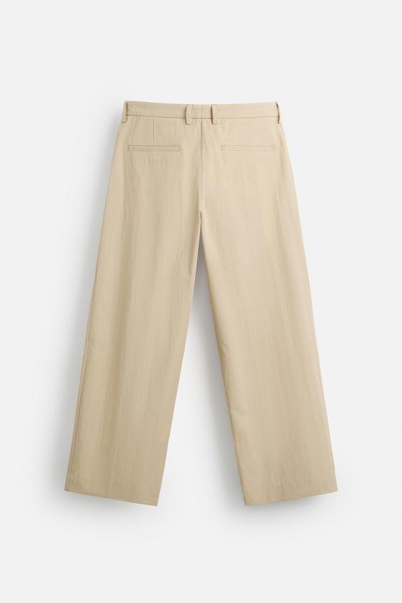 ZARA】LIMITED EDITION リラックスフィットプリーツパンツ