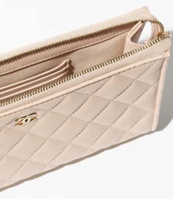 《25P★》CHANEL スモール ジップ ポーチ バッグインバッグ