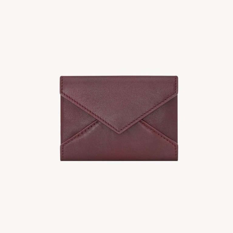 ★Saint Laurent直営店★レザー レター ウォレット すぐ届く*Saint Laurent*レター ウォレット(レザー)