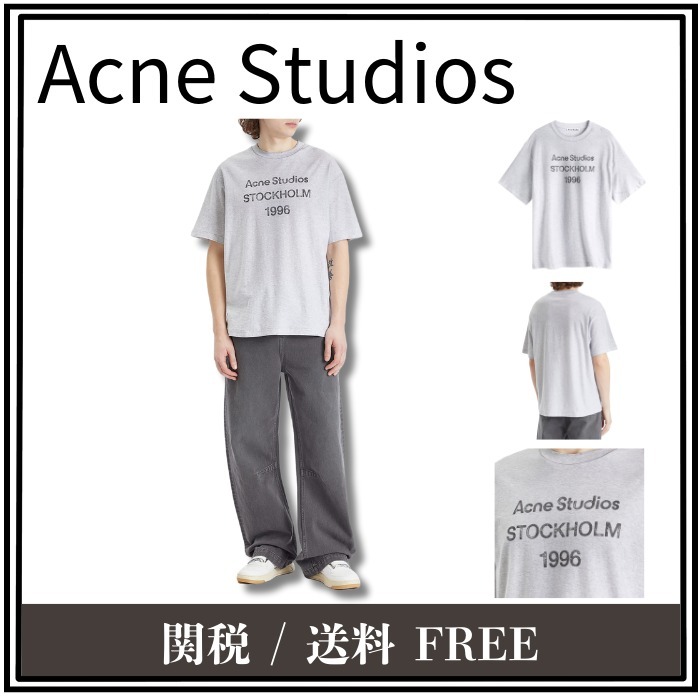 【大人気】Acne Studios エクスフォード 1996 ロゴ Tシャツ
