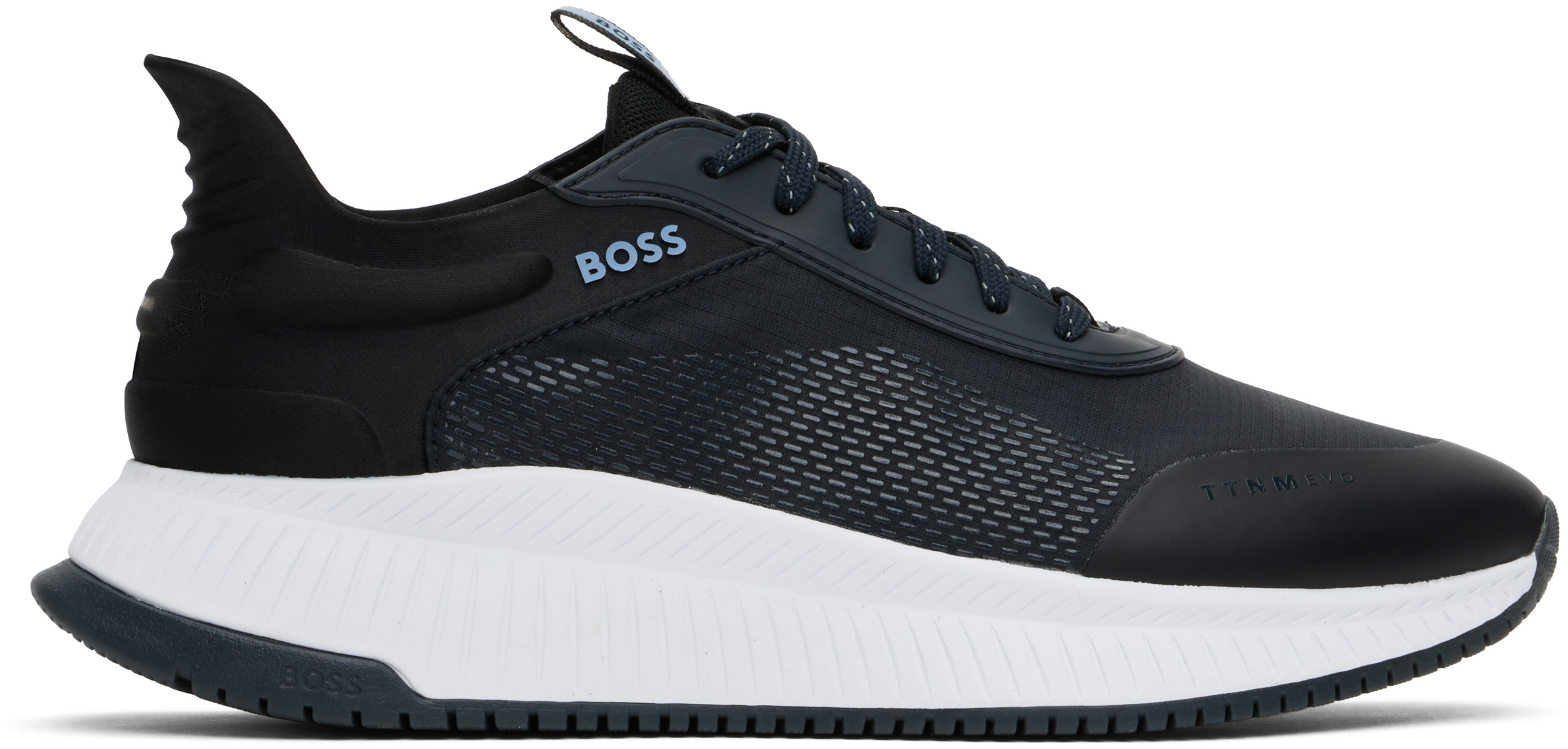 【関税込み】BOSS ネイビー＆ブラック TTNM EVO スニーカー