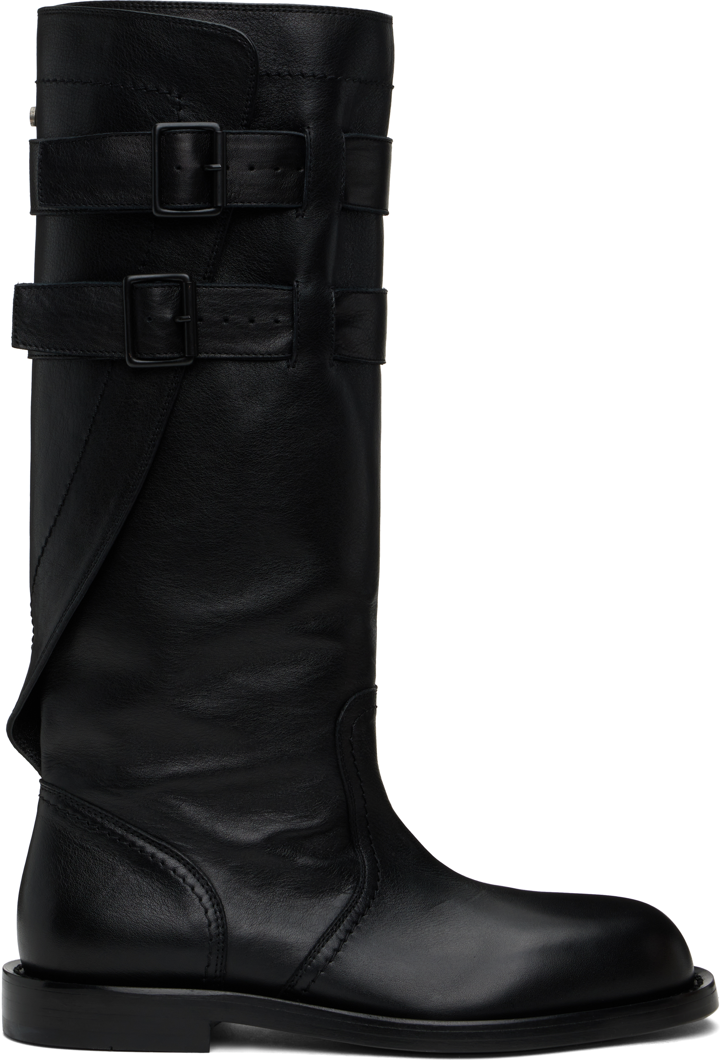 【関税込み】Ann Demeulemeester ブラック Uplu バイカーブーツ