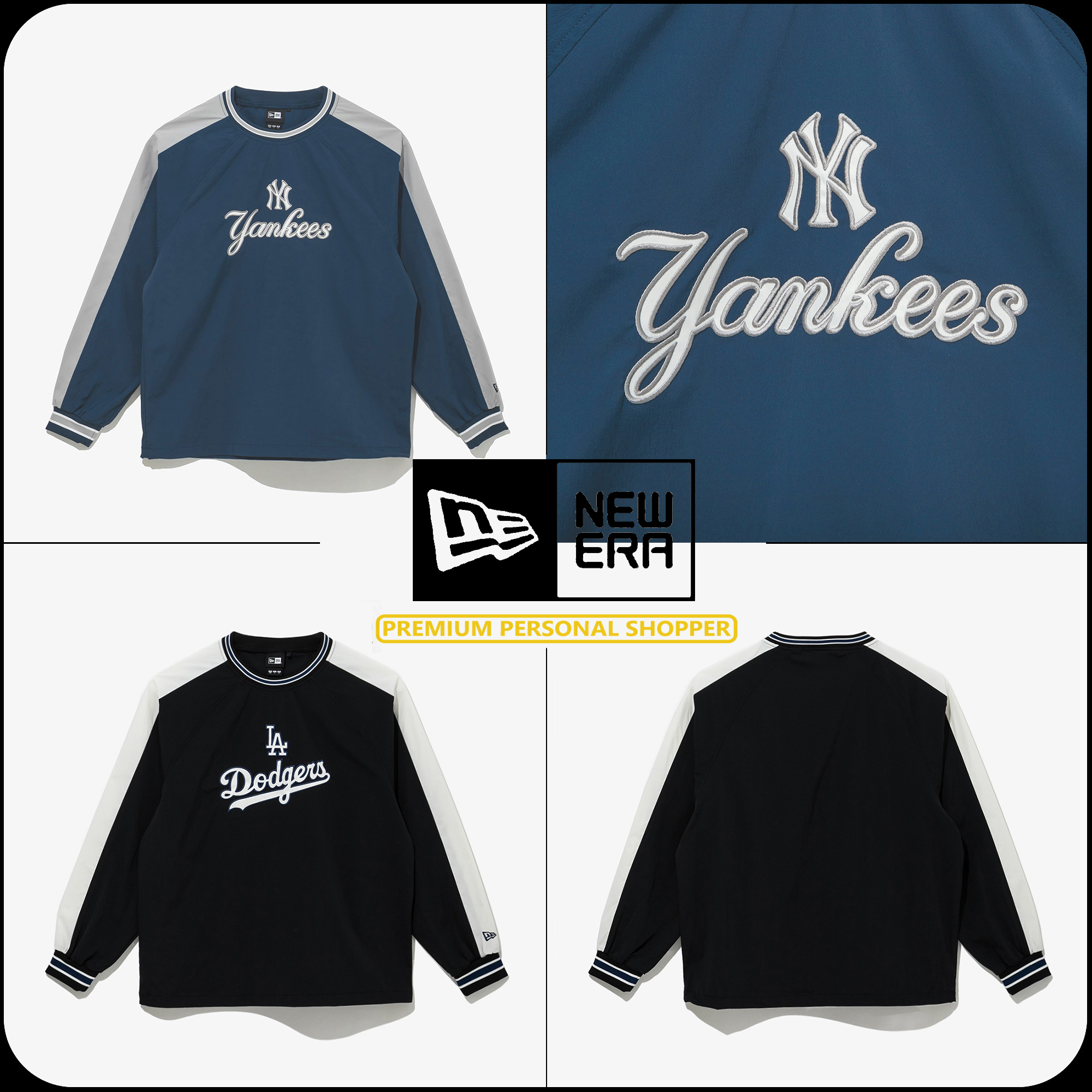 [New Era]25SS★韓国人気★MLB U NECK PISTE