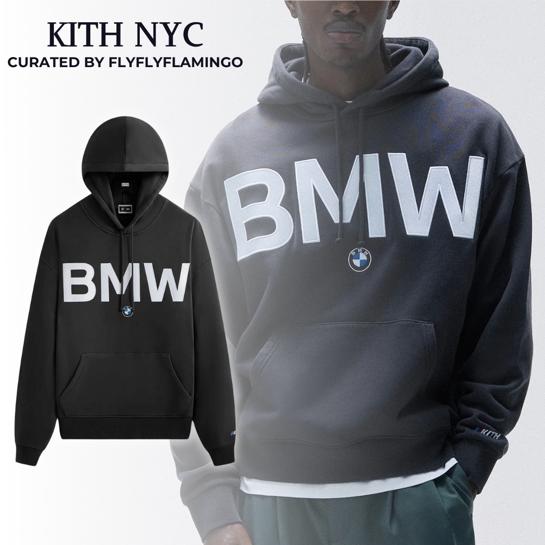 【KITH NYC】BMW ロゴ フリース フード付き スウェットシャツ