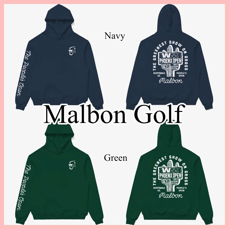 Malbon Golf X WASTE MANAGEMENT CACTUS フーディ 2色 送料込み