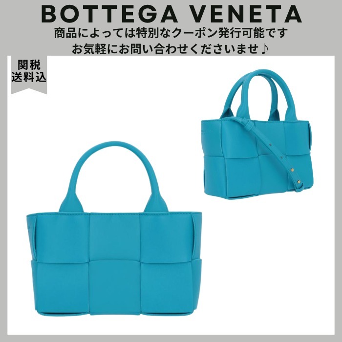 VIP価格.BOTTEGA VENETA Candy Arco Tote bag Pool 関税送料込