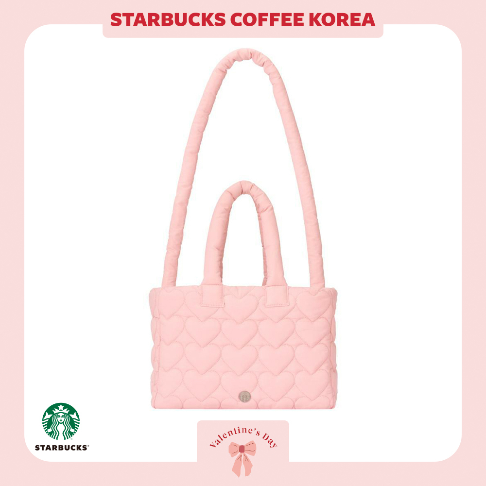 【韓国スタバ】25 V-DAY★DearLove Heartful Tote Bag