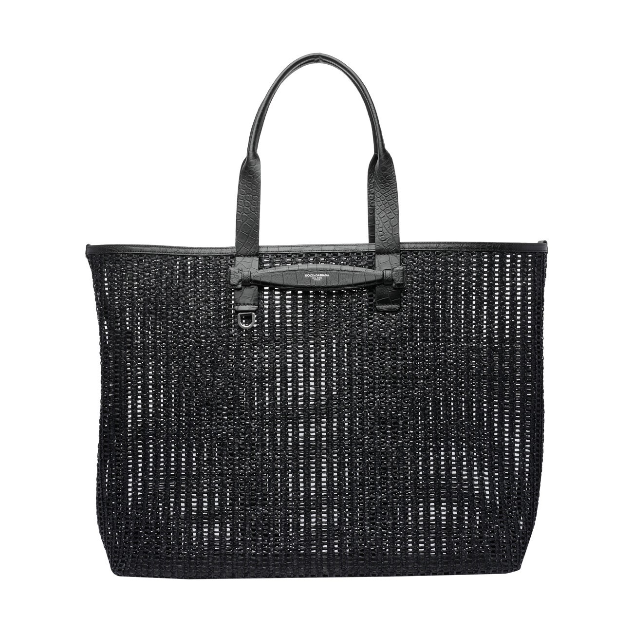 トートバッグ Dolce&Gabbana CROCHET SHOPPING BAG