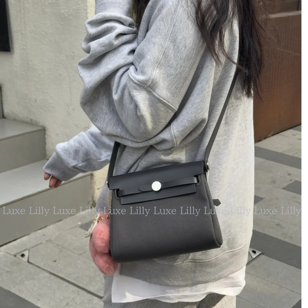 エレガント♪】HERMES Herbag Zip 20 エールバッグジップ ミニ
