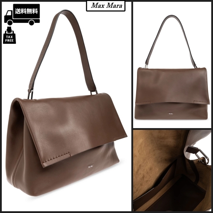 【MAX MARA】[アルケティポ] カーフ レザー ショルダーバッグ