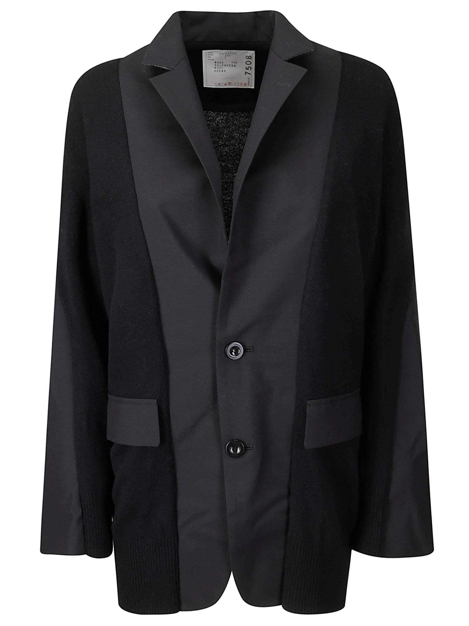 【送料&関税込】Sacai Suiting X Knit Jacket