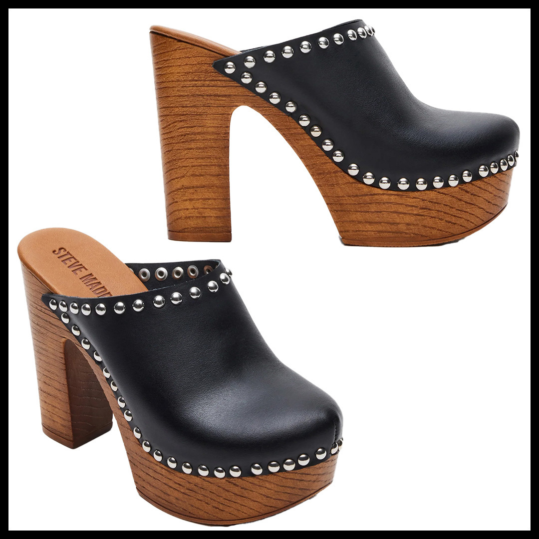 Steve Madden プラットフォーム ミュール サンダル DUTCHESS
