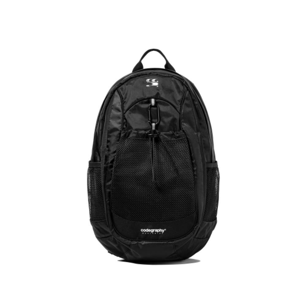 ◆codegraphy◆ Women's WAVE Logo Utility Backpack Black CBDW