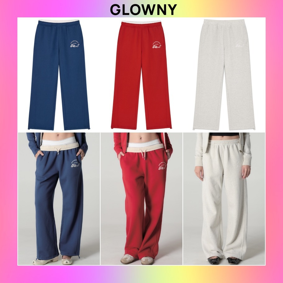 【GLOWNY】韓国人気★ (S,M) BOLD TRACKSUIT PANTS
