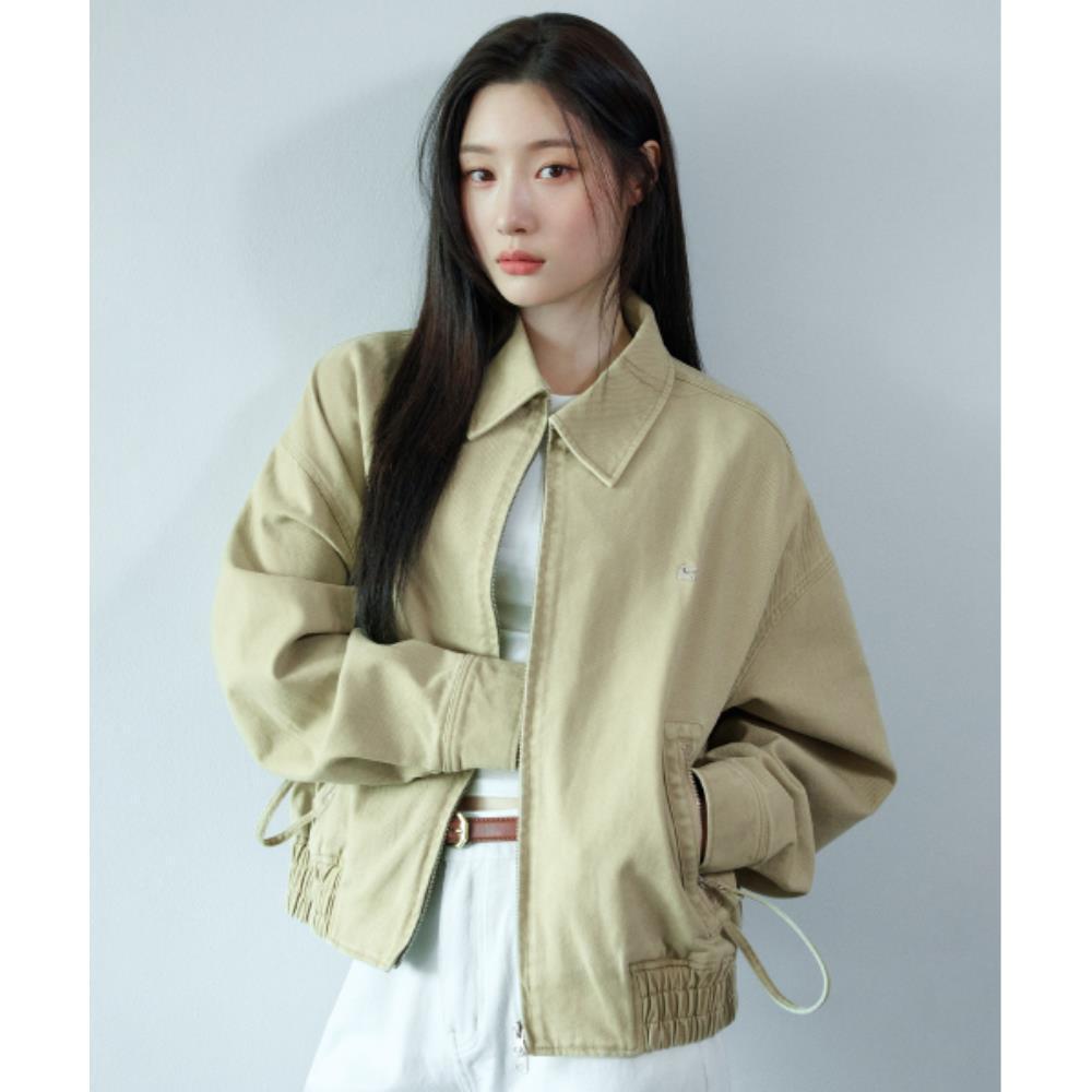 ◆codegraphy◆ Women's collar blouson jacket beige CBESWJP15