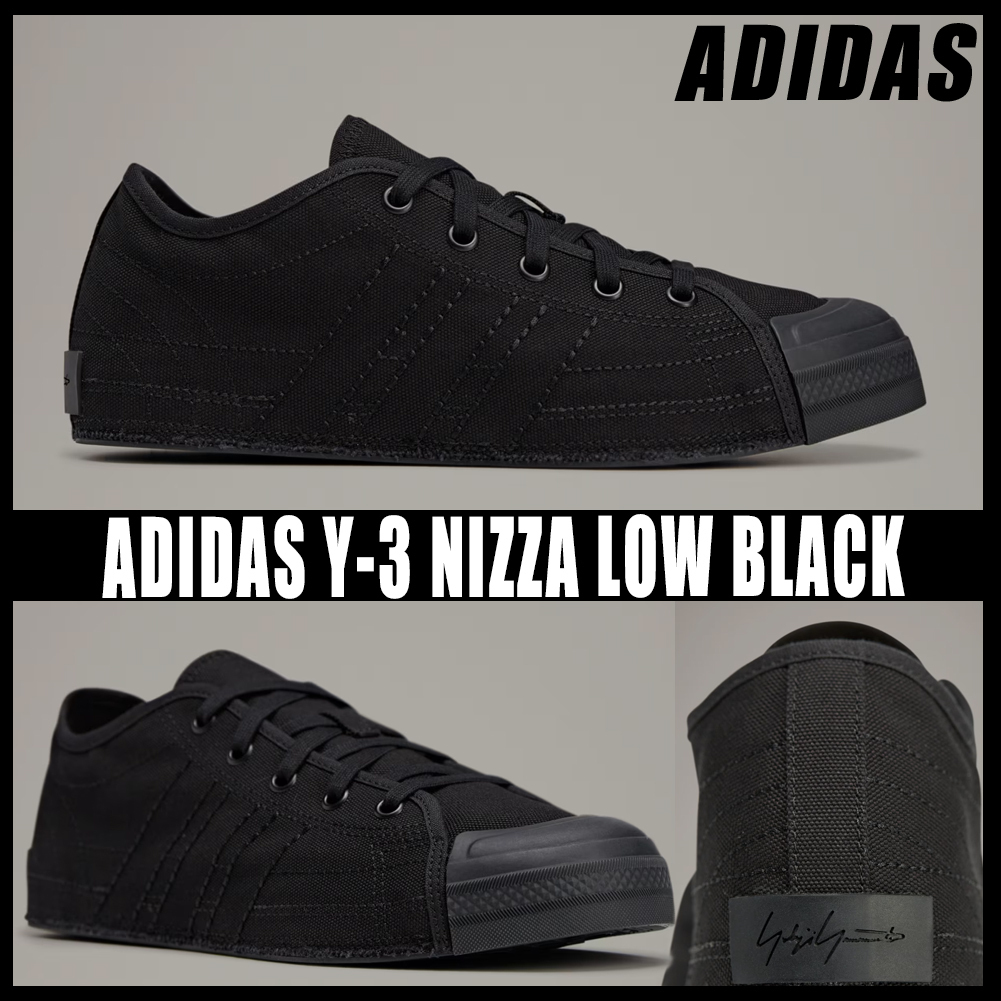 ◆正規品◆ADIDAS Y-3 NIZZA LOW BLACK◆関税/送料無料◆人気◆