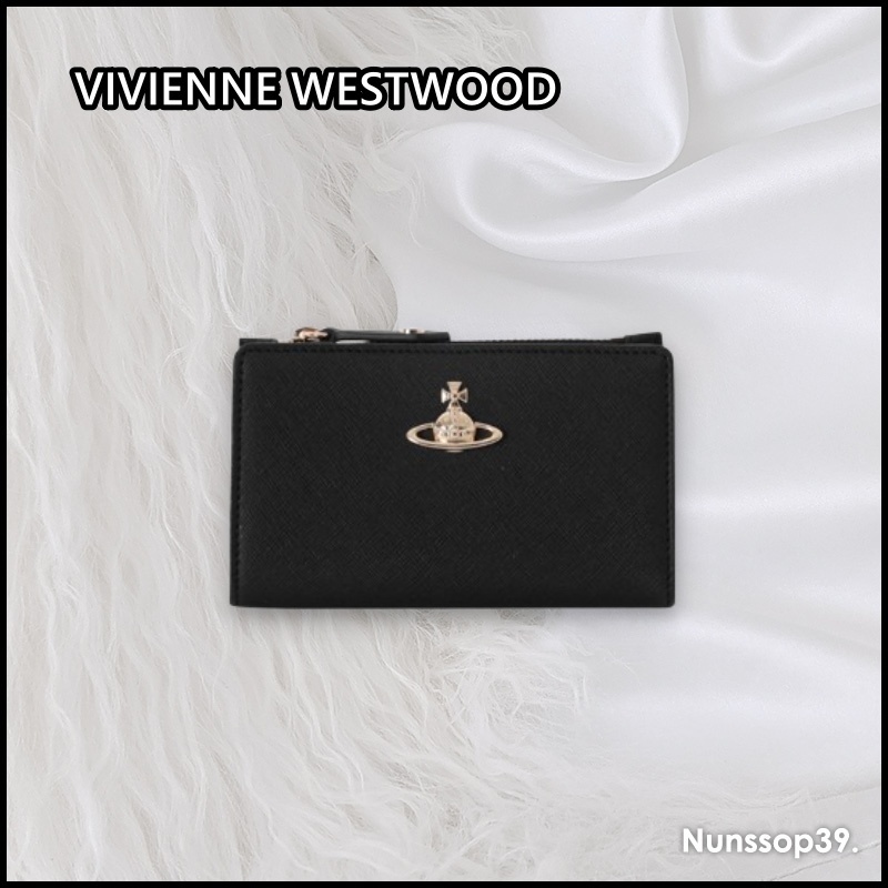 《VIVIENNE WESTWOOD》 サフィアーノフラップカードウォレット