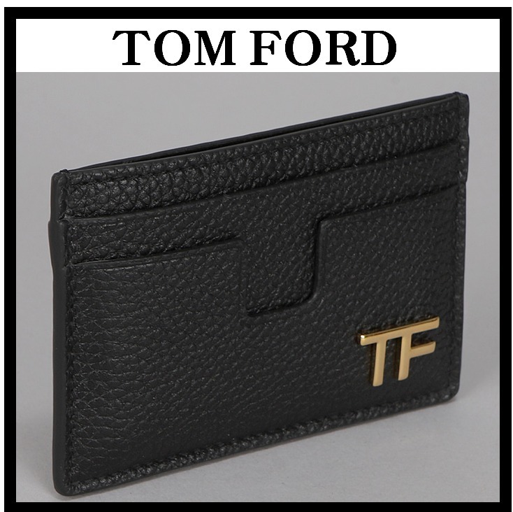 ★TOM FORD★ロゴ カーフスキンカードクリップ TOM FORD トムフォード カードクリップ 財布・小物