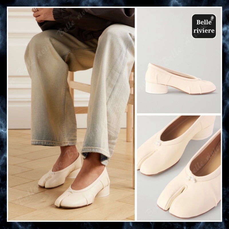 24AW new/Maison Margiela Tabiバレリーナパンプス Pumps White