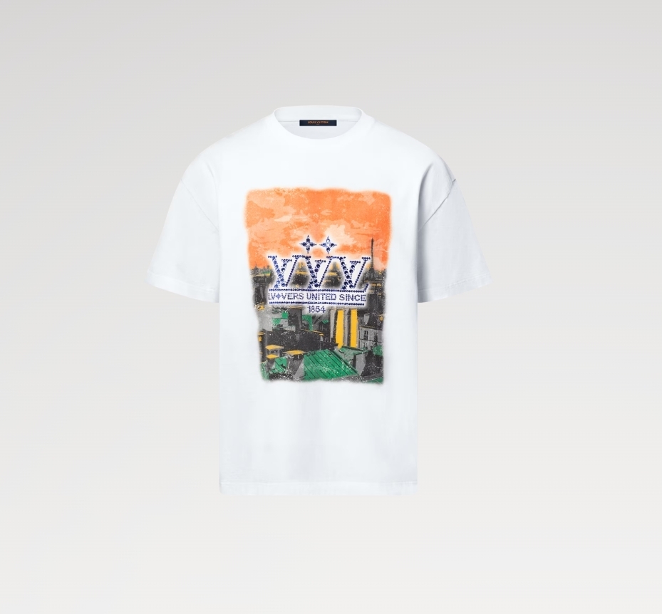 エンベリッシュド グラフィックコットンTシャツ ★関税込