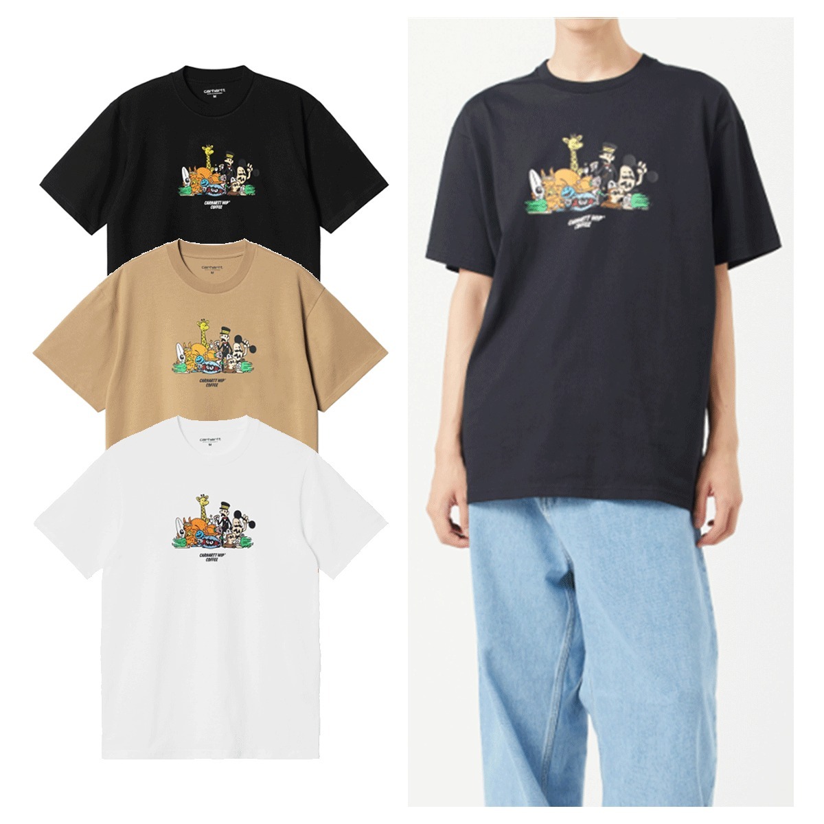 Tシャツ・カットソー CARHARTT S/S COFFEE T-SHIRT 5MM294