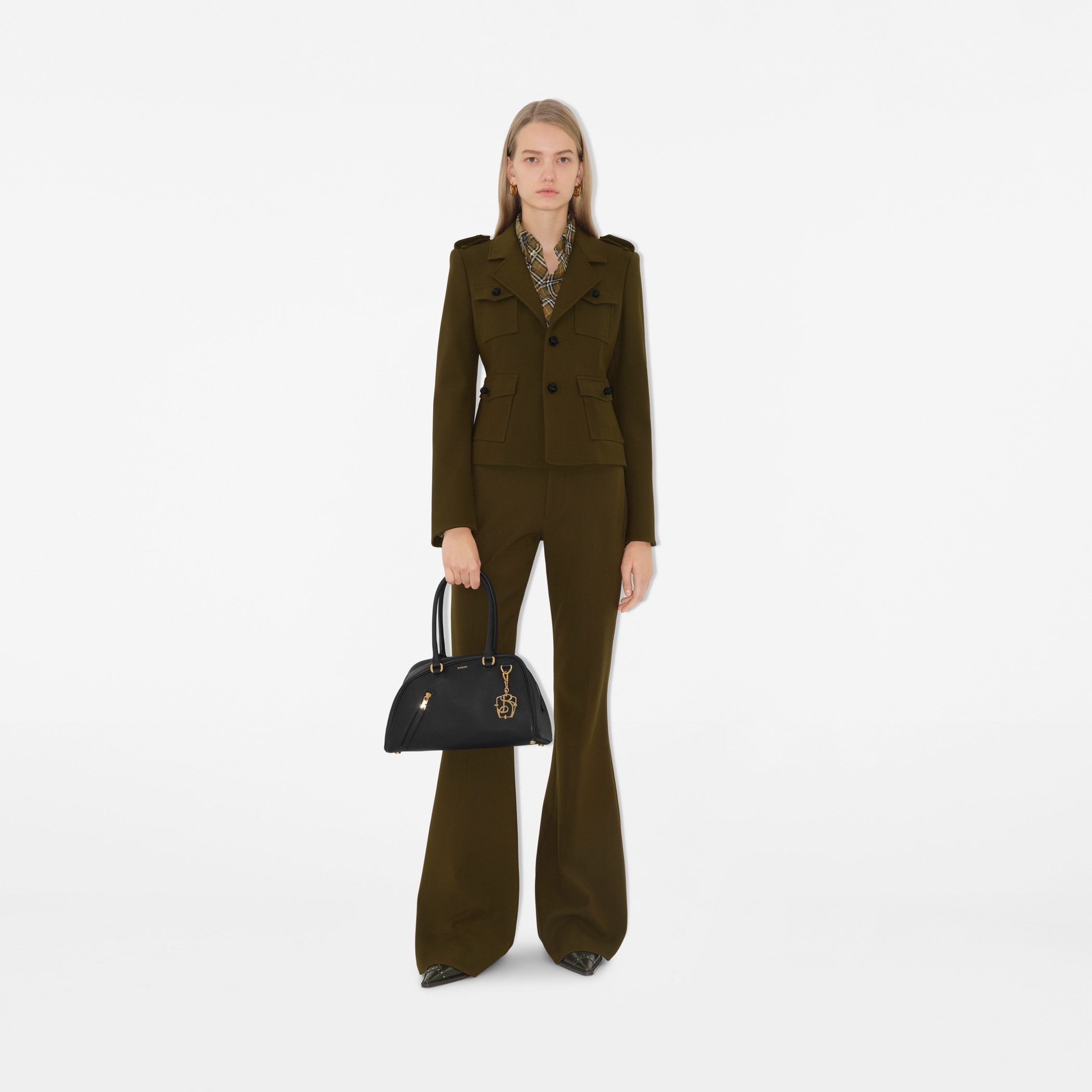 【新色】Burberry スモール シールド ツイン ボウリングバッグ 新色】Burberry スモール シールド ツイン ボウリングバッグ