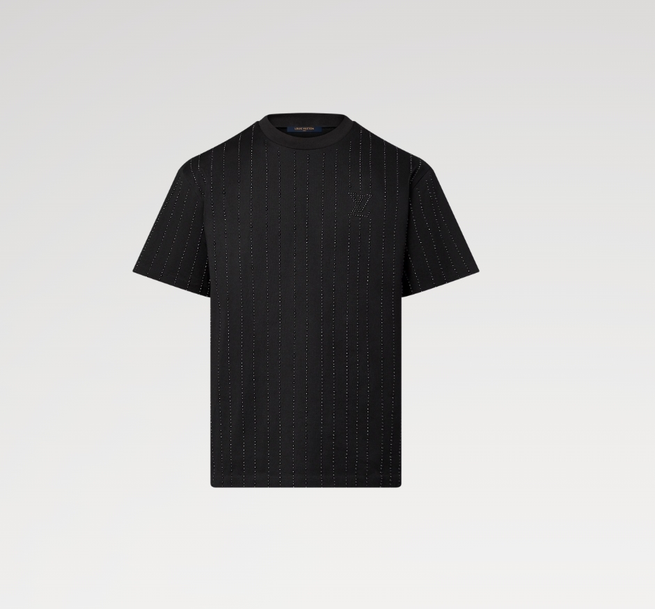 ストラスエンベリッシュドコットンTシャツ ★関税込