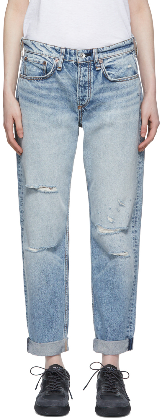 【関税込み】rag & bone ブルー Rosa ジーンズ