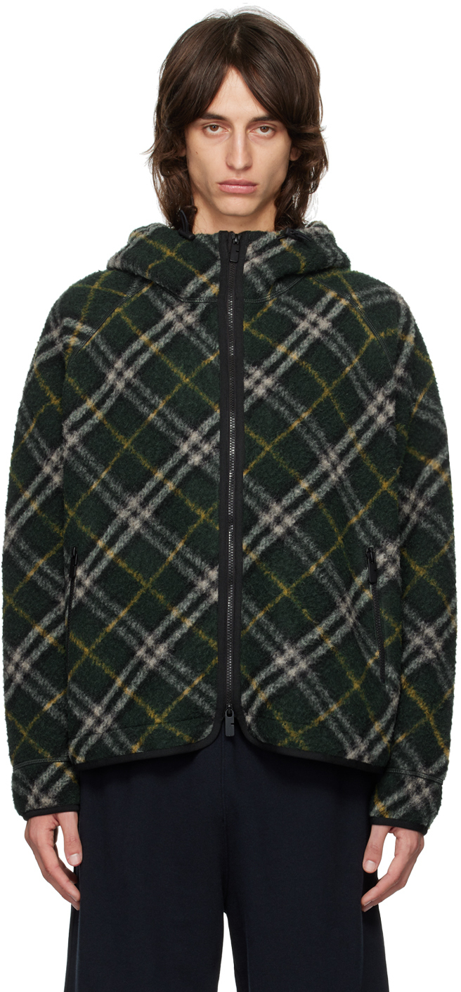 【関税込み】Burberry グリーン チェック ジャケット