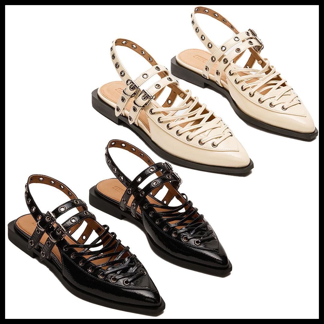 Steve Madden ポイントトゥ Galanti バレエ フラット シューズ