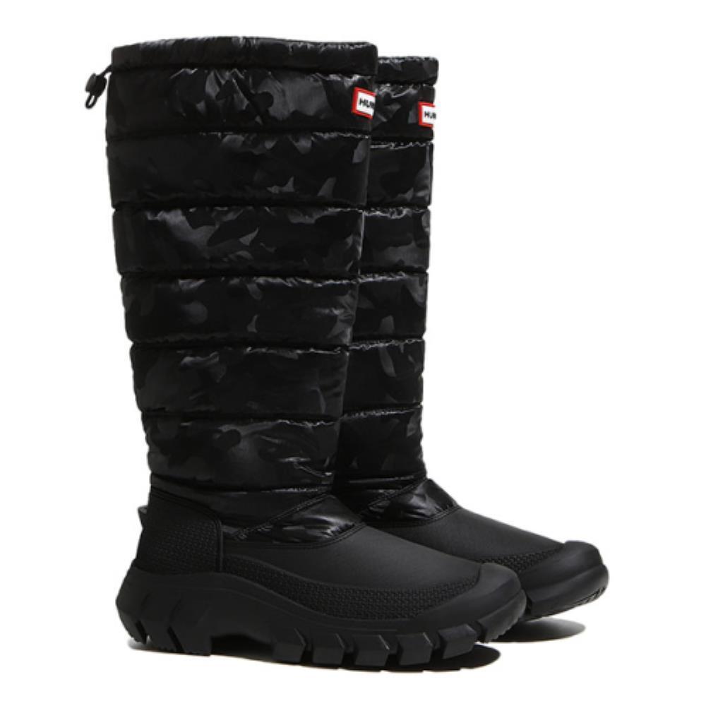 ブーツその他 HUNTER WOMEN Intrepid Reflective Camo Tall Snow Boots Gray R