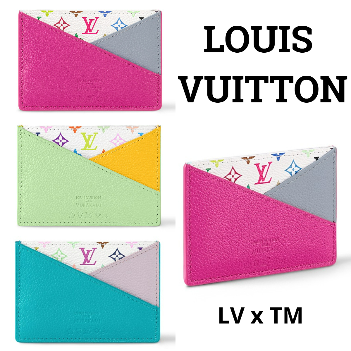 新作コラボ*LV × TM*カードケース ポルト カルト クリスクロス