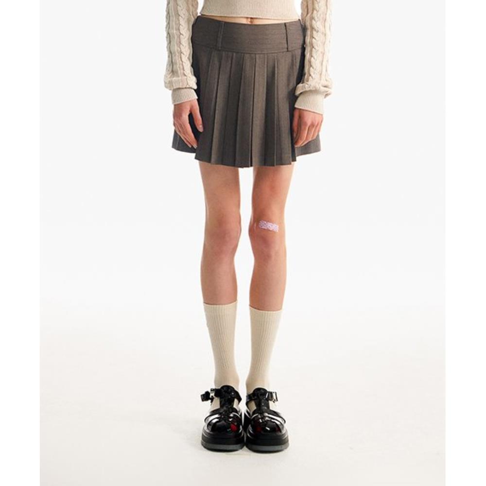 ワンピース KIRSH Cherry Pleated Skirt Brown KKRMCSK501M
