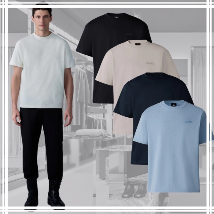 【シンプルで上品】MACKAGE Tシャツ 大人カジュアル 快適 ロゴ