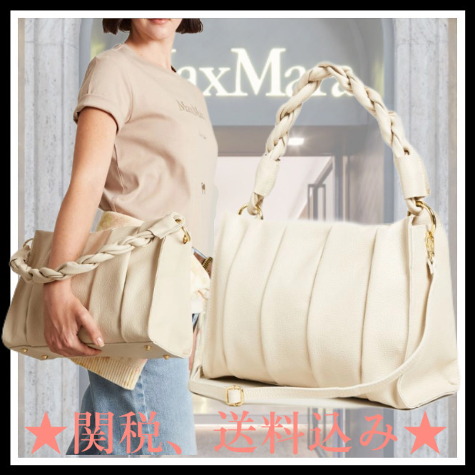 DT★Max Mara★aleggio レザーハンドバッグ